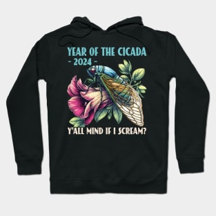 Cicadas Brood Invasion Year Of The Cicada 2024 Cicada Lover Hoodie